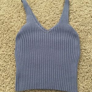 Full Tilt Women’s Essentials by Full Tilt Tank Top- Grey/Blue size XS